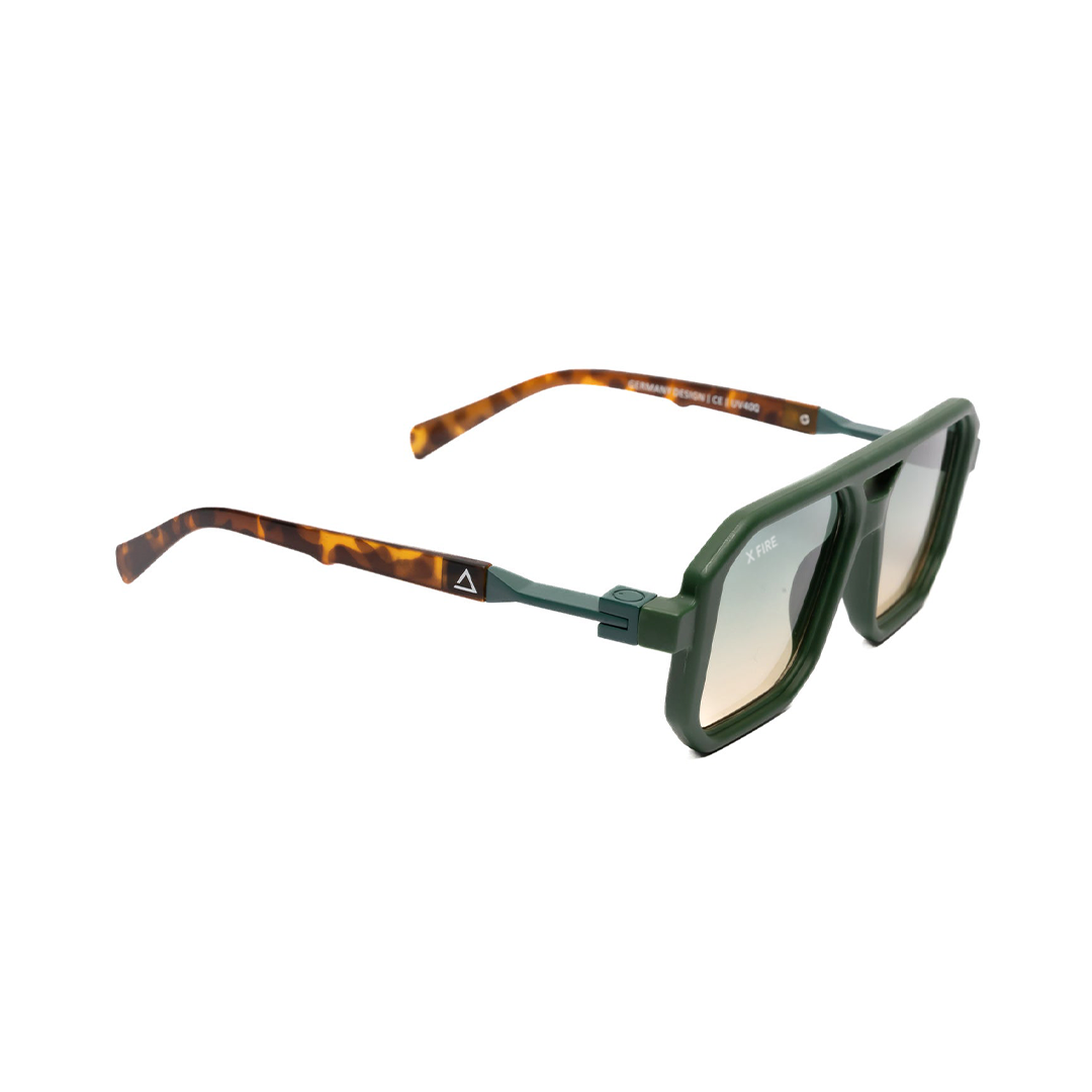 Lente de sol animal print verde Bali 2.0 / Verde UV400 X FIRE
