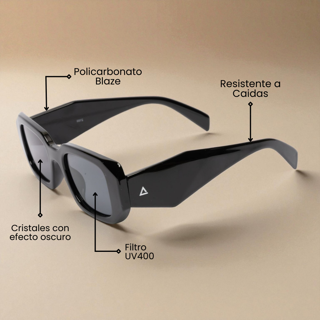 Lente de sol Bombay negro / Negro UV400 X FIRE