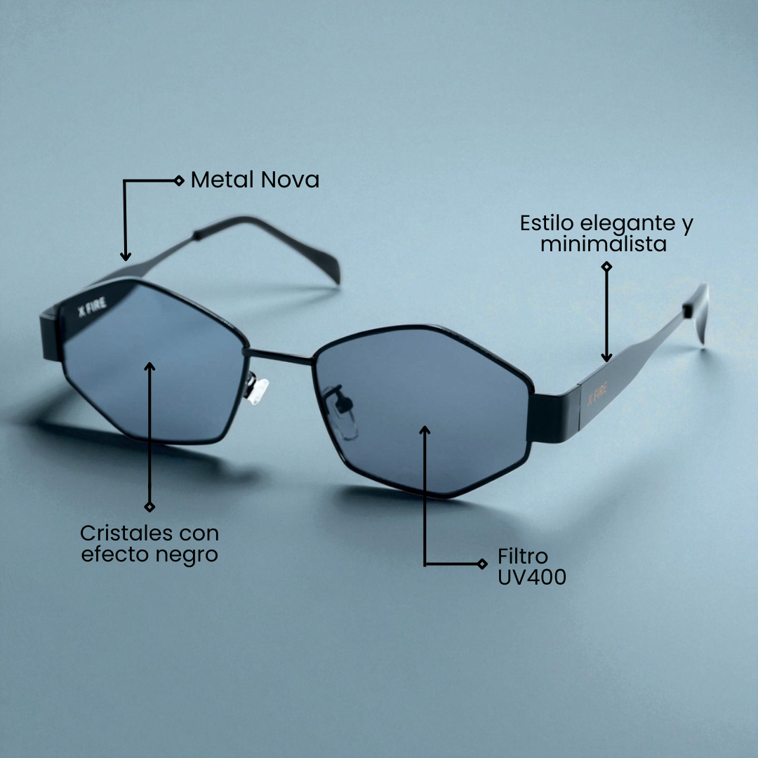 Lente de sol Negro Irala / Negro UV400 X FIRE