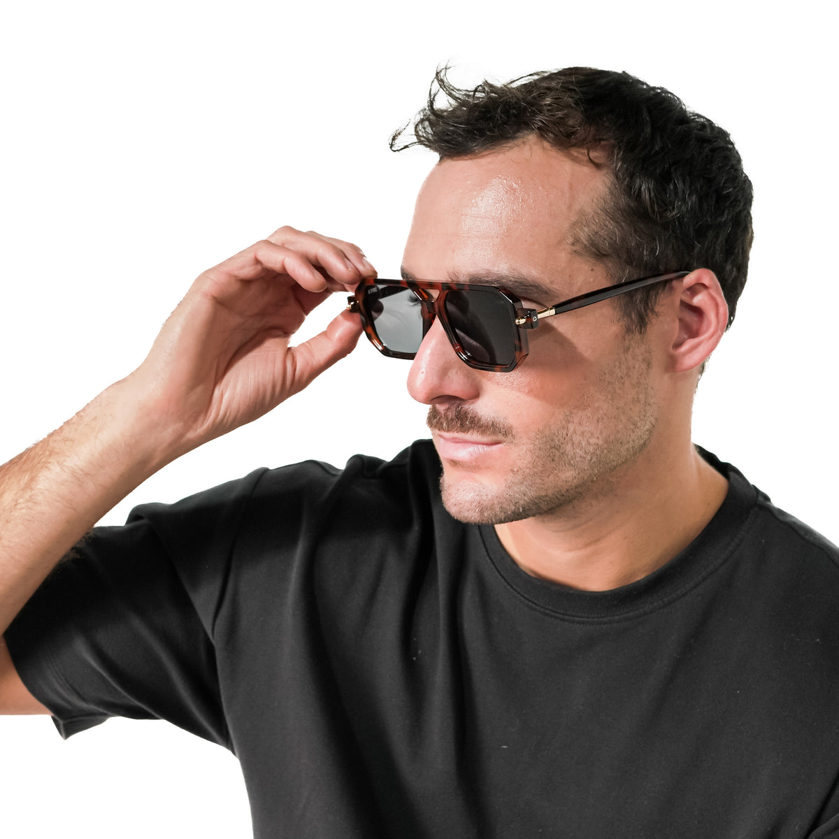 Lente de sol Bali Animal Print / Negro UV400 X FIRE