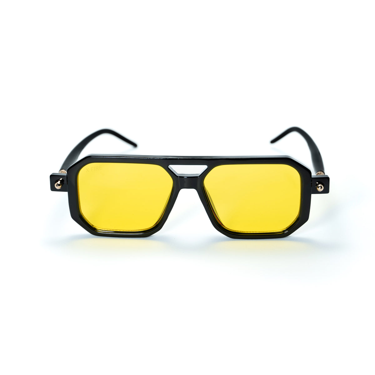 Lente de sol Bali negro / Amarillo UV400 X FIRE