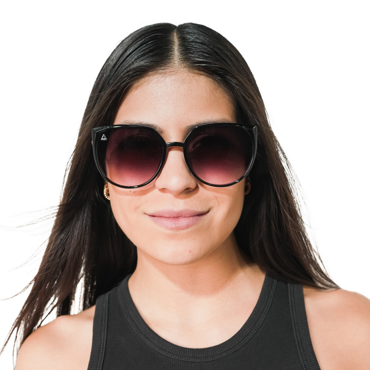 Lente de sol negro Alika / Negro UV400 X FIRE