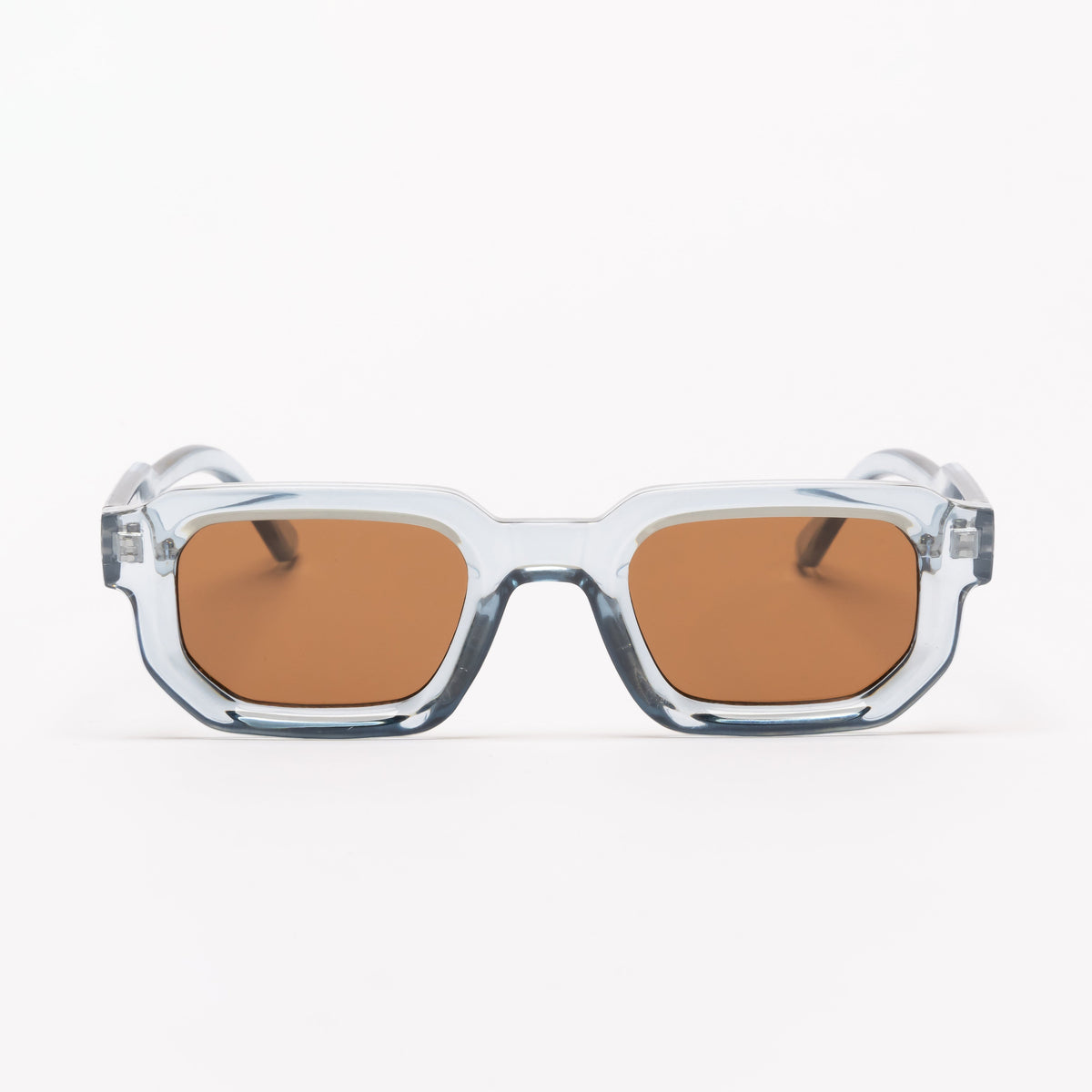 OASIS TRANSPARENT BLUE | BROWN MIRROR