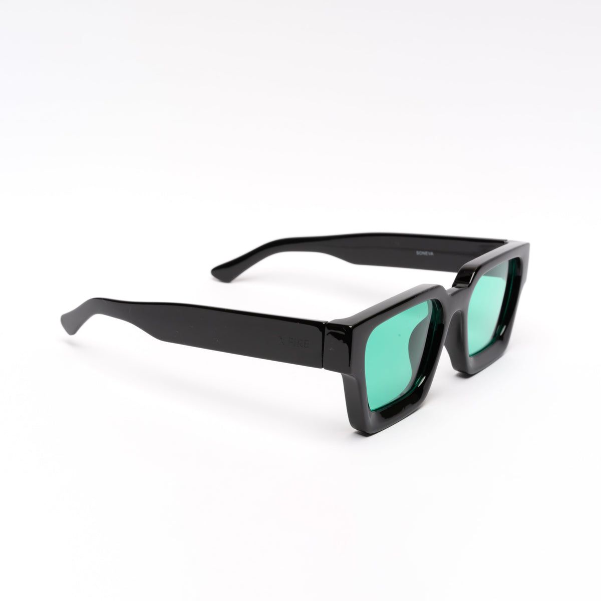 Lente de sol Negro Soneva / Verde UV400 X FIRE