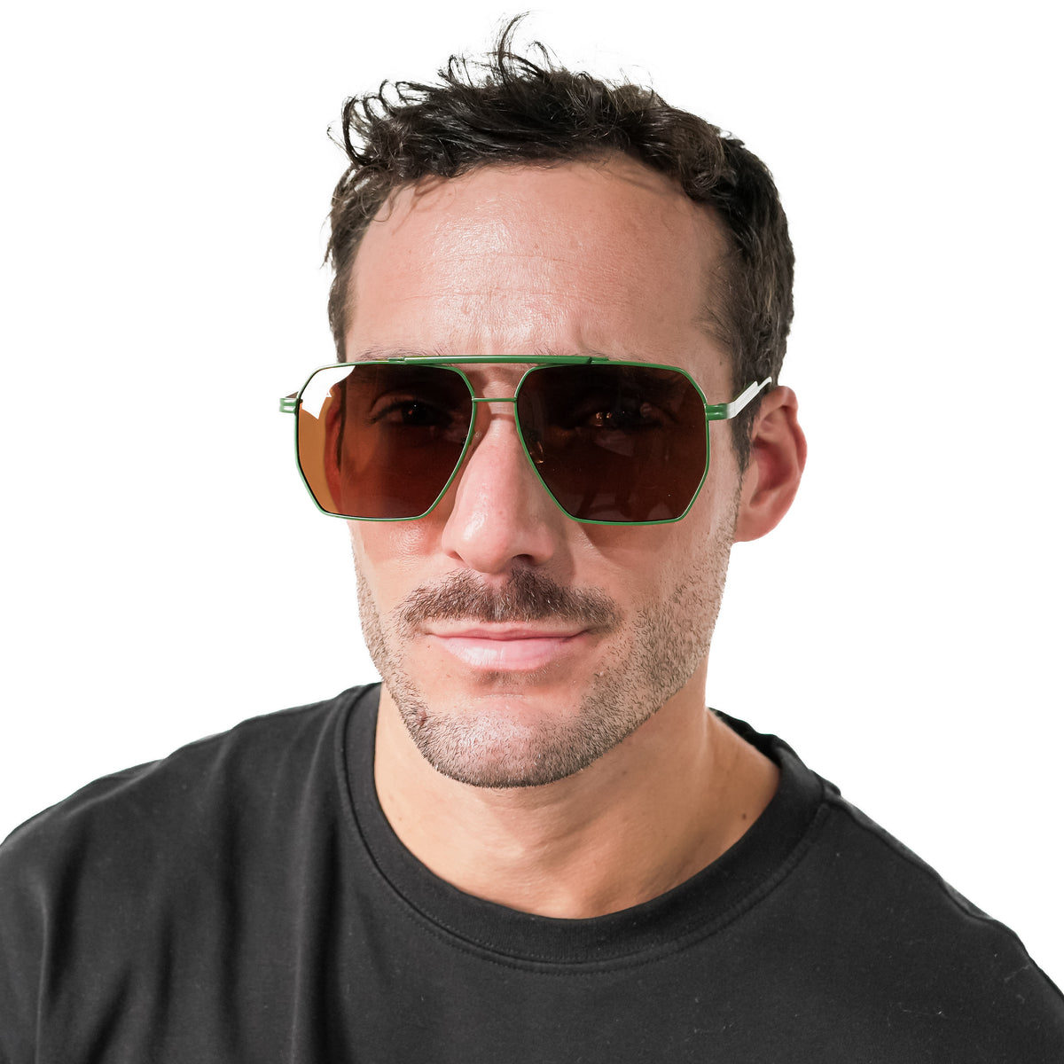 VOGEL GREEN | BROWN MIRROR