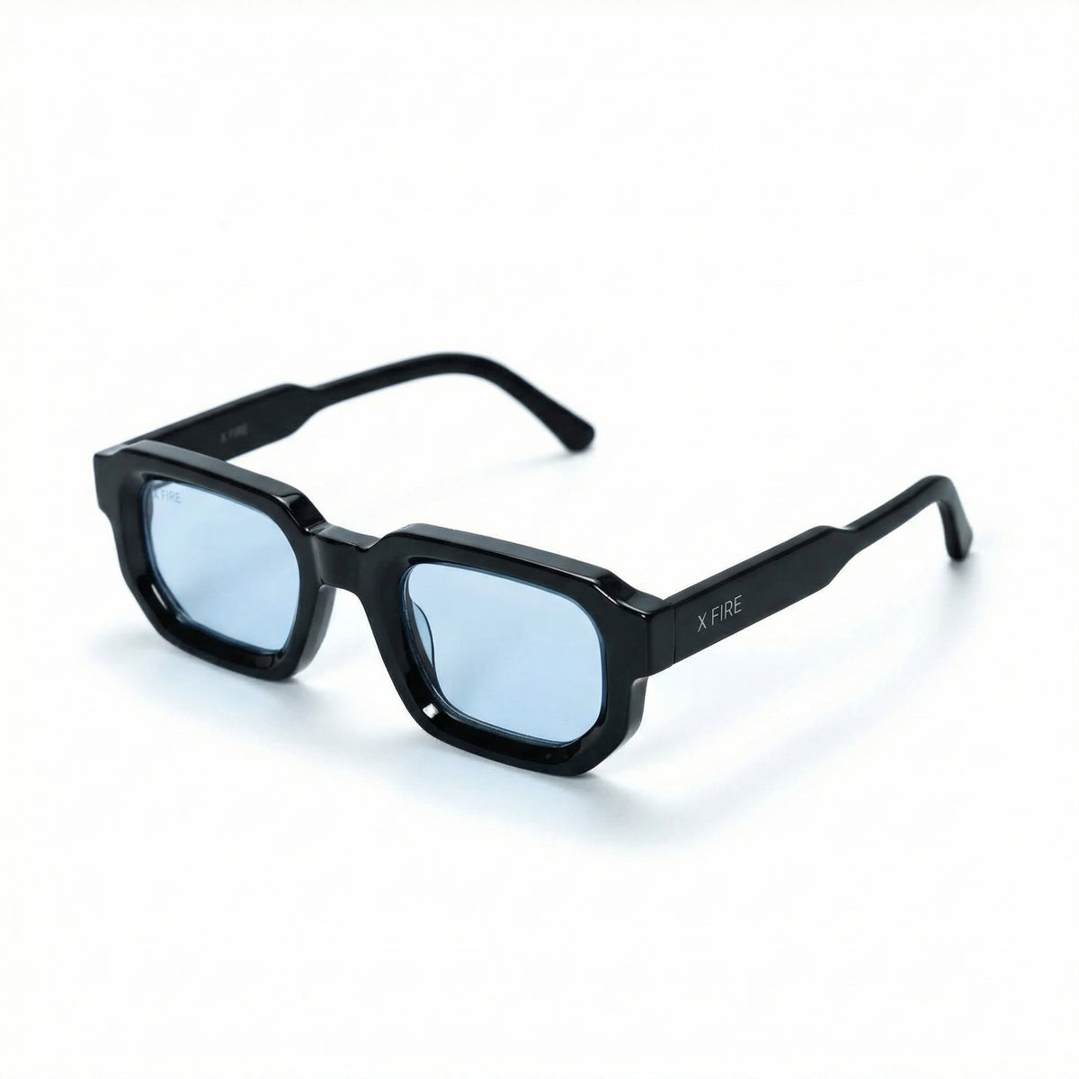 Lente de sol Negro Oasis / Azul UV400 X FIRE
