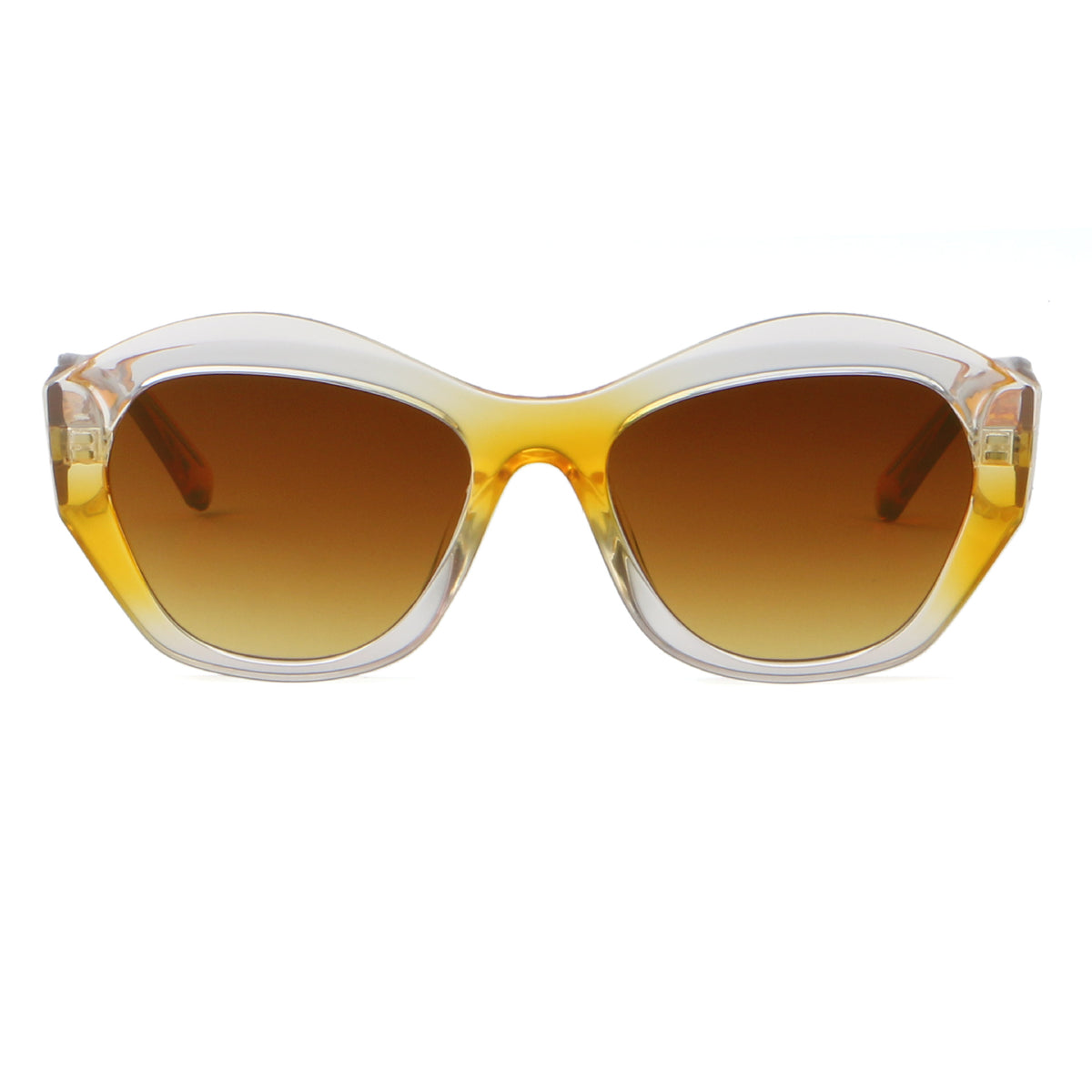 Lente de sol Amarillo Idalia / Café UV400 X FIRE