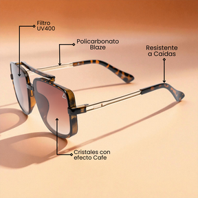 Lente de sol Café Kavar / Café UV400 X FIRE