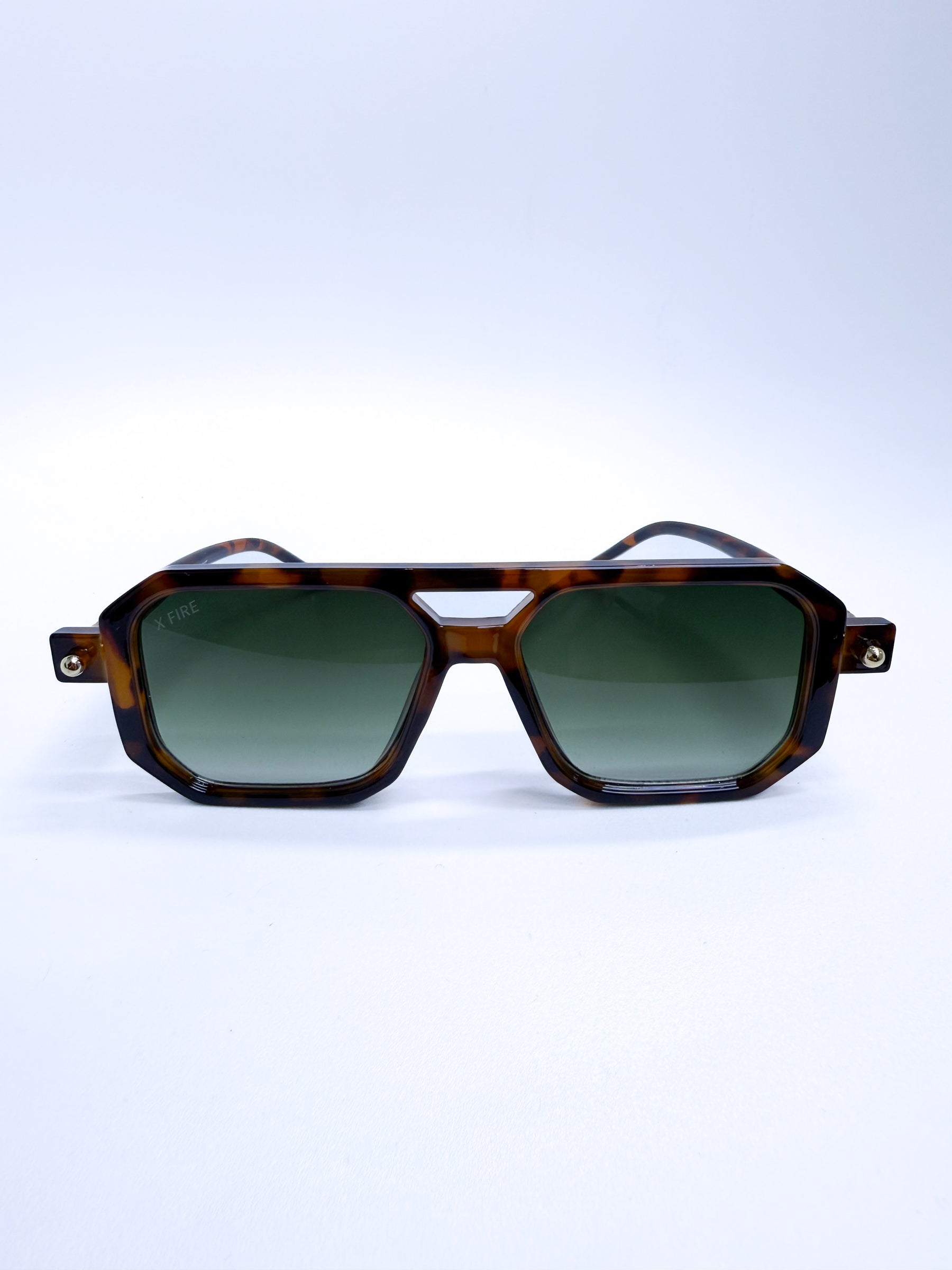 Lente de sol Bali Animal Print / Verde UV400 XFIRE