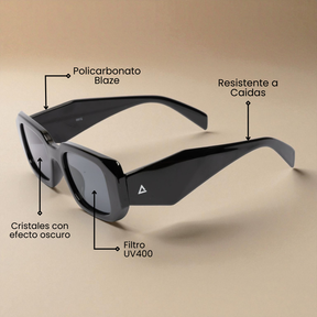 Lente de sol Bombay negro / Negro UV400 X FIRE