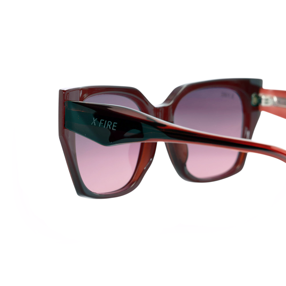 Lente de sol Alessa Burgundy | Lente burgundy