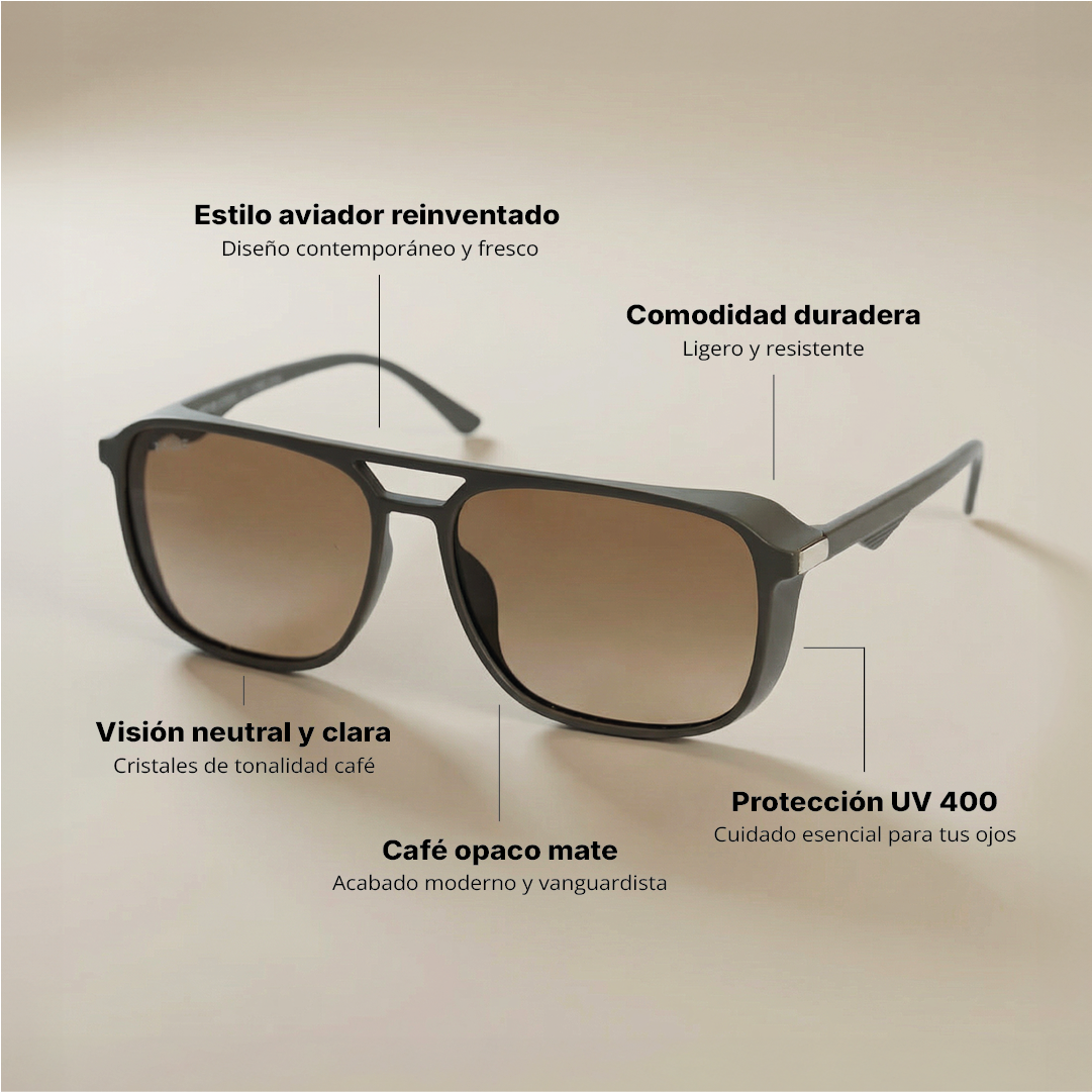 Lente de sol Café Atlas / Café UV400 X FIRE