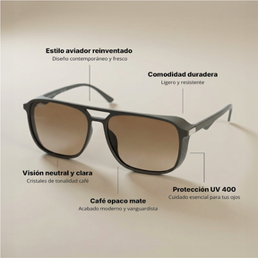 Lente de sol Café Atlas / Café UV400 X FIRE