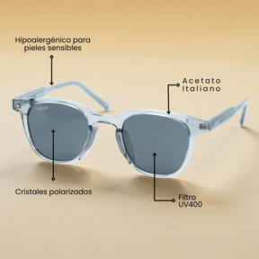 Lente de sol Greco Plus Gris / Negro UV400 X FIRE