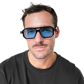 Lente de sol Bali Negro / Azul UV400 X FIRE