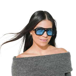 Lente de sol Bali Negro / Azul UV400 X FIRE