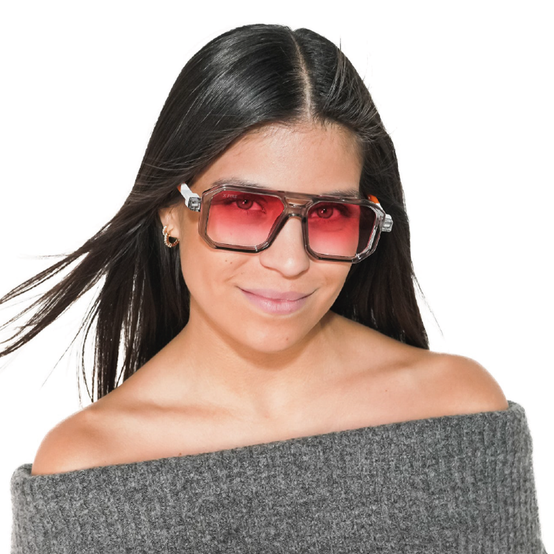 Lente de sol Gris Bali 2.0 / Rosado UV400 X FIRE