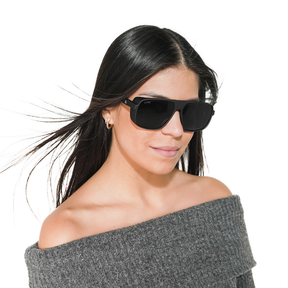 Lente de sol Barcani Negro / Negro UV400 X FIRE