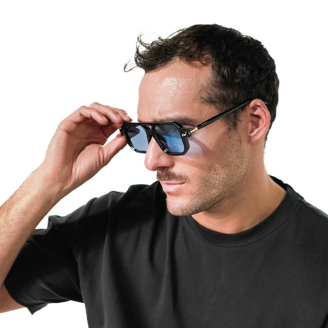 Lente de sol Bali Negro / Azul UV400 X FIRE