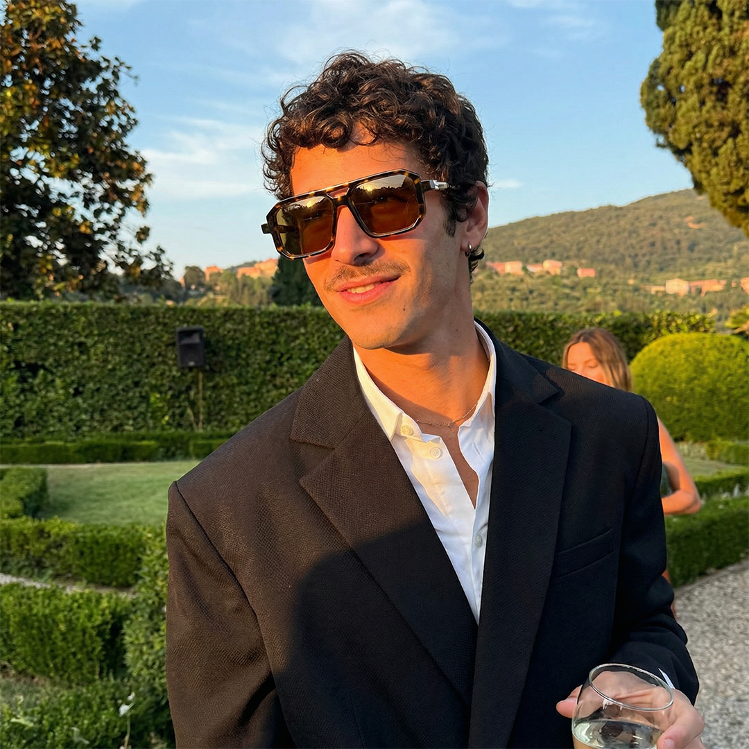 Lente de sol Bali 2.0 Animal print / Café UV400 X FIRE