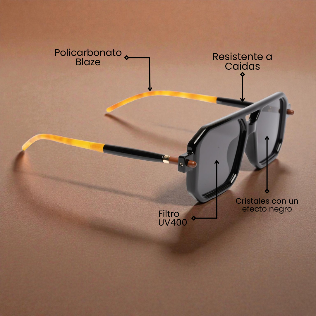 Lente de sol Bali Negro / Negro UV400 X FIRE