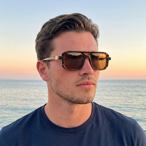 Lente de sol Bali 2.0 Animal print / Café UV400 X FIRE