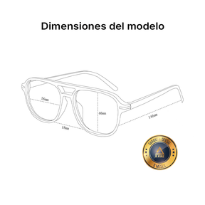 Lente de sol Manzini Azul / Azul UV400 X FIRE