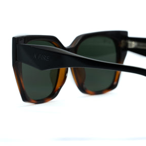 Lente de sol Animal Print Alessa / Verde UV400 X FIRE