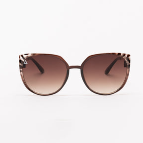 Lente de sol animal print café Alika / Café UV400 X FIRE