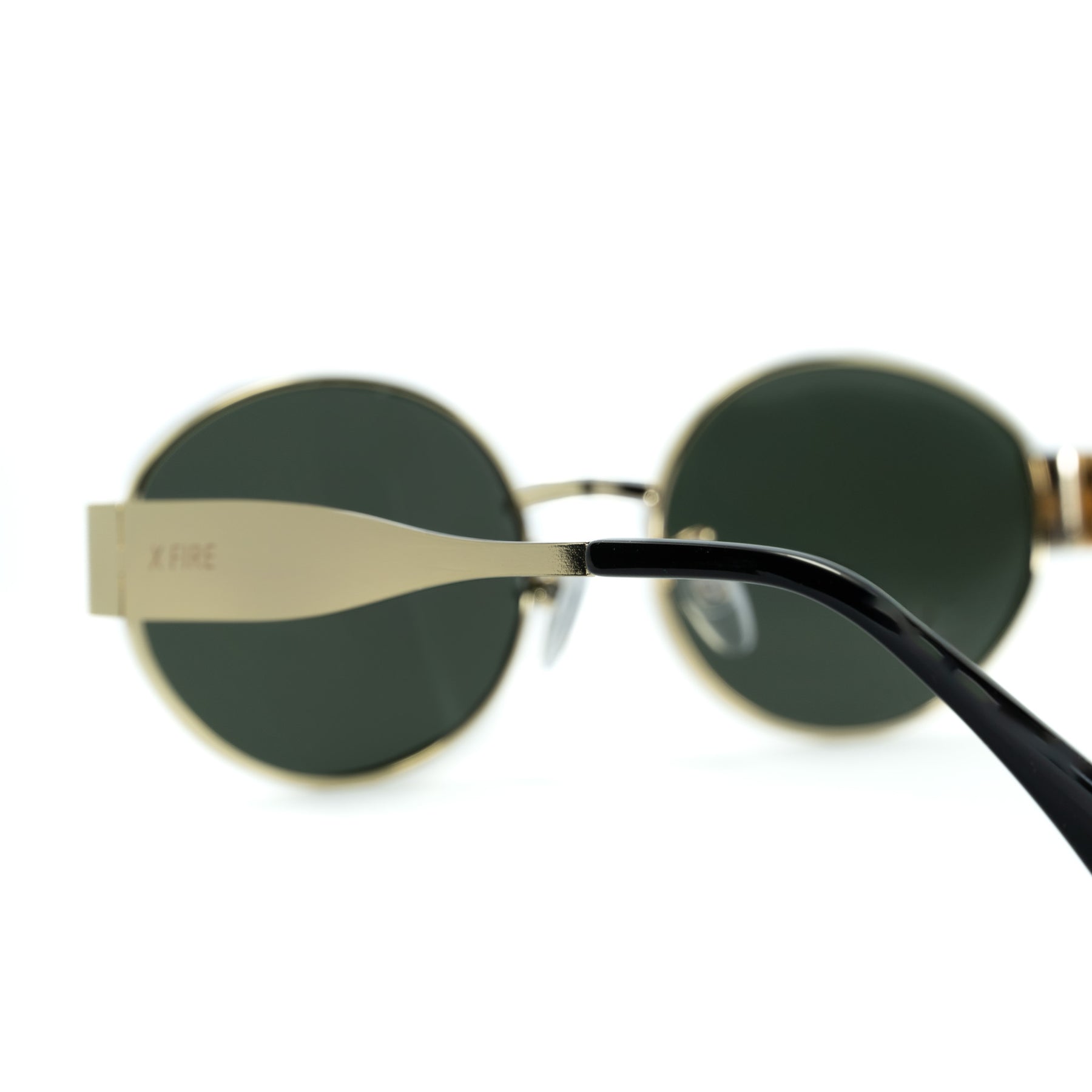 Lente de sol dorado Armonia / Verde UV400 X FIRE