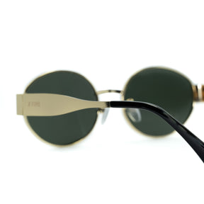 Lente de sol dorado Armonia / Verde UV400 X FIRE