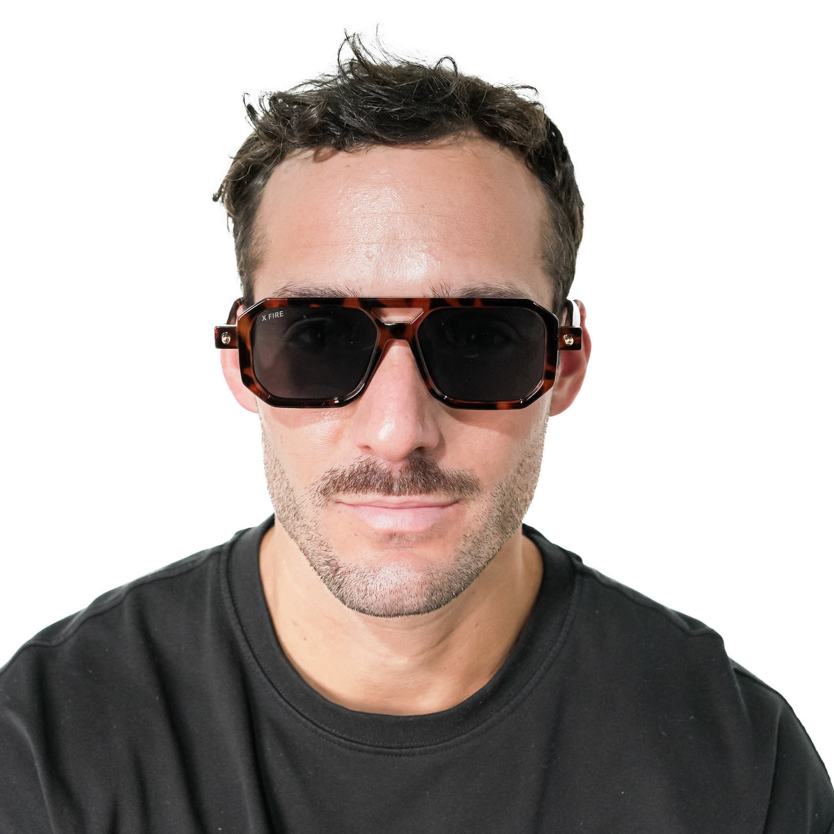 Lente de sol Bali Animal Print / Negro UV400 X FIRE