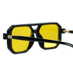Lente de sol Bali negro / Amarillo UV400 X FIRE
