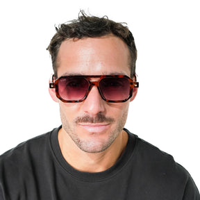 Lente de sol Bali Animal Print / Morado UV400 X FIRE