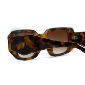 Lente de sol Bombay Animal Print / Café UV400 X FIRE