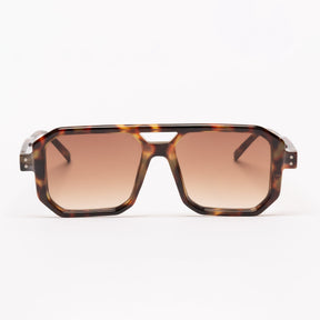 Lente de sol Cassi Animal Print / Café UV400 X FIRE