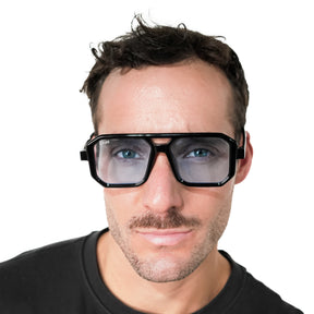 Lente de sol Cassi Negro / Azul UV400 X FIRE