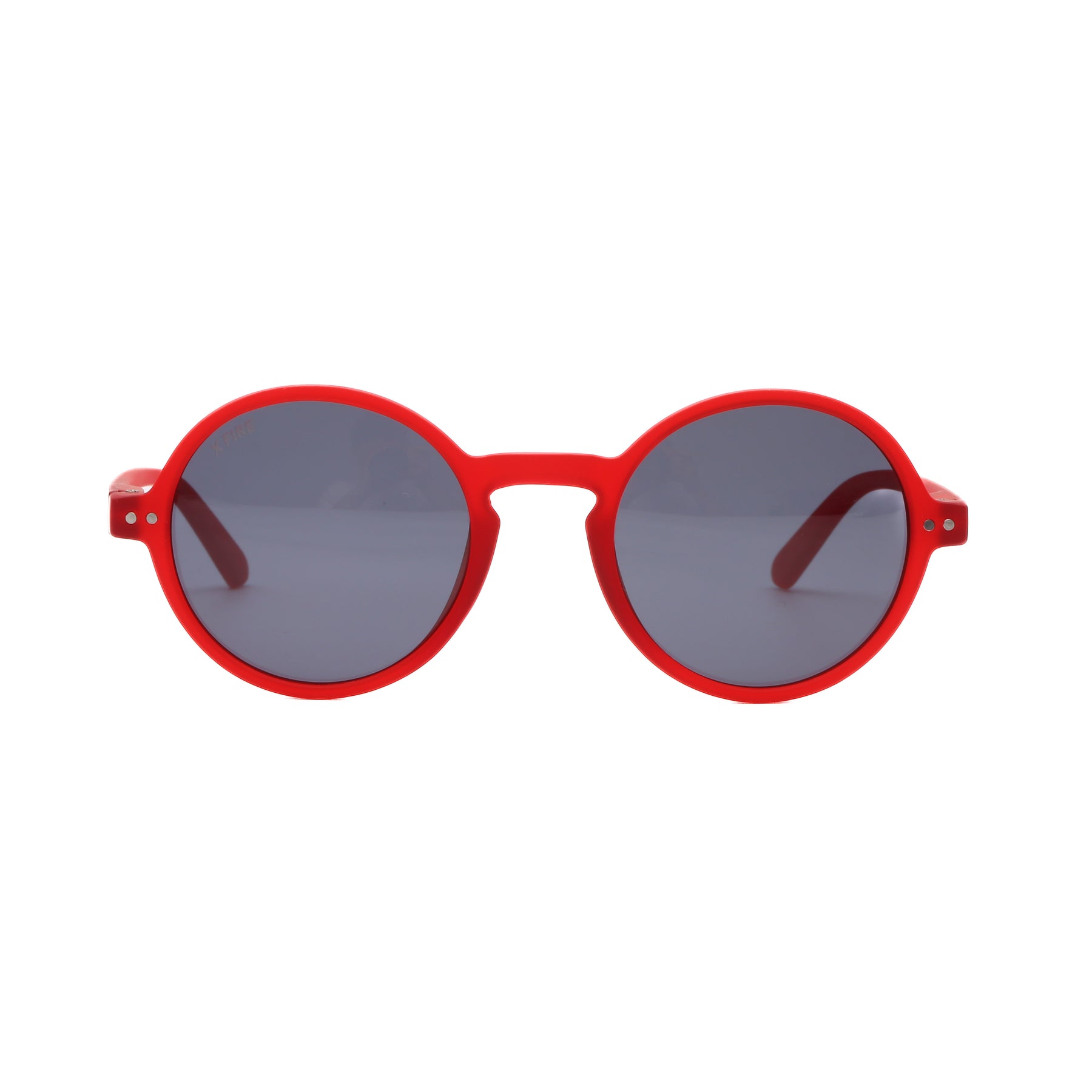 Lente de sol Rojo Hakim / Negro UV400 X FIRE  | BLACK MIRROR