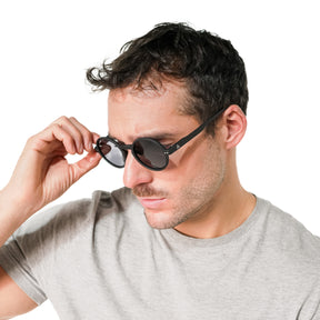 Lente de sol negro Hakim / Negro UV400 X FIRE