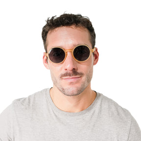 Lente de sol Amarillo Hakim / Negro UV400 X FIRE