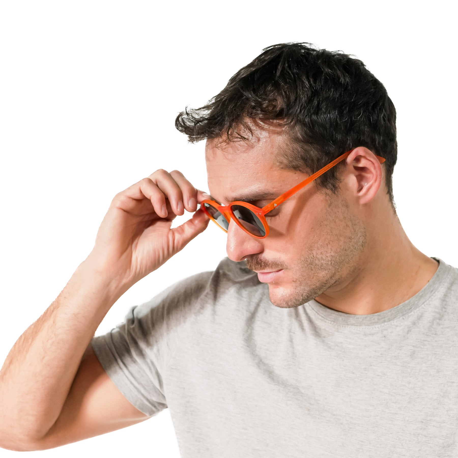 Lente de sol Naranjo Hakim / Negro UV400 X FIRE