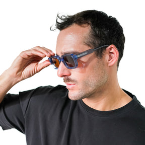 SAMBRA BLUE | BROWN MIRROR