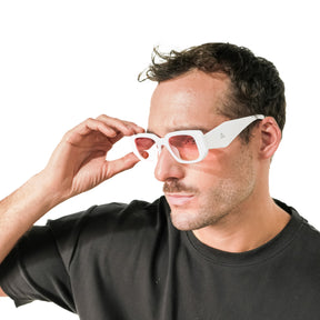 Lente de sol Bombay Blanco / Naranjo UV400 X FIRE