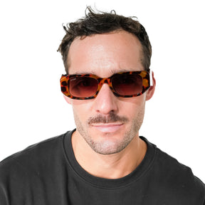 Lente de sol Bombay Animal Print / Café UV400 X FIRE