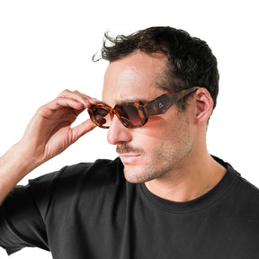 Lente de sol Bombay Animal Print / Café UV400 X FIRE