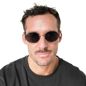 Lente de sol dorado Armonia / Negro UV400 X FIRE