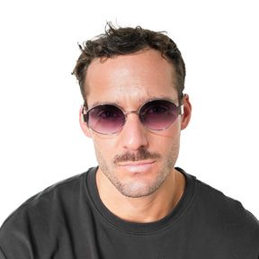 Lente de sol plateado Armonia / Morado UV400 X FIRE