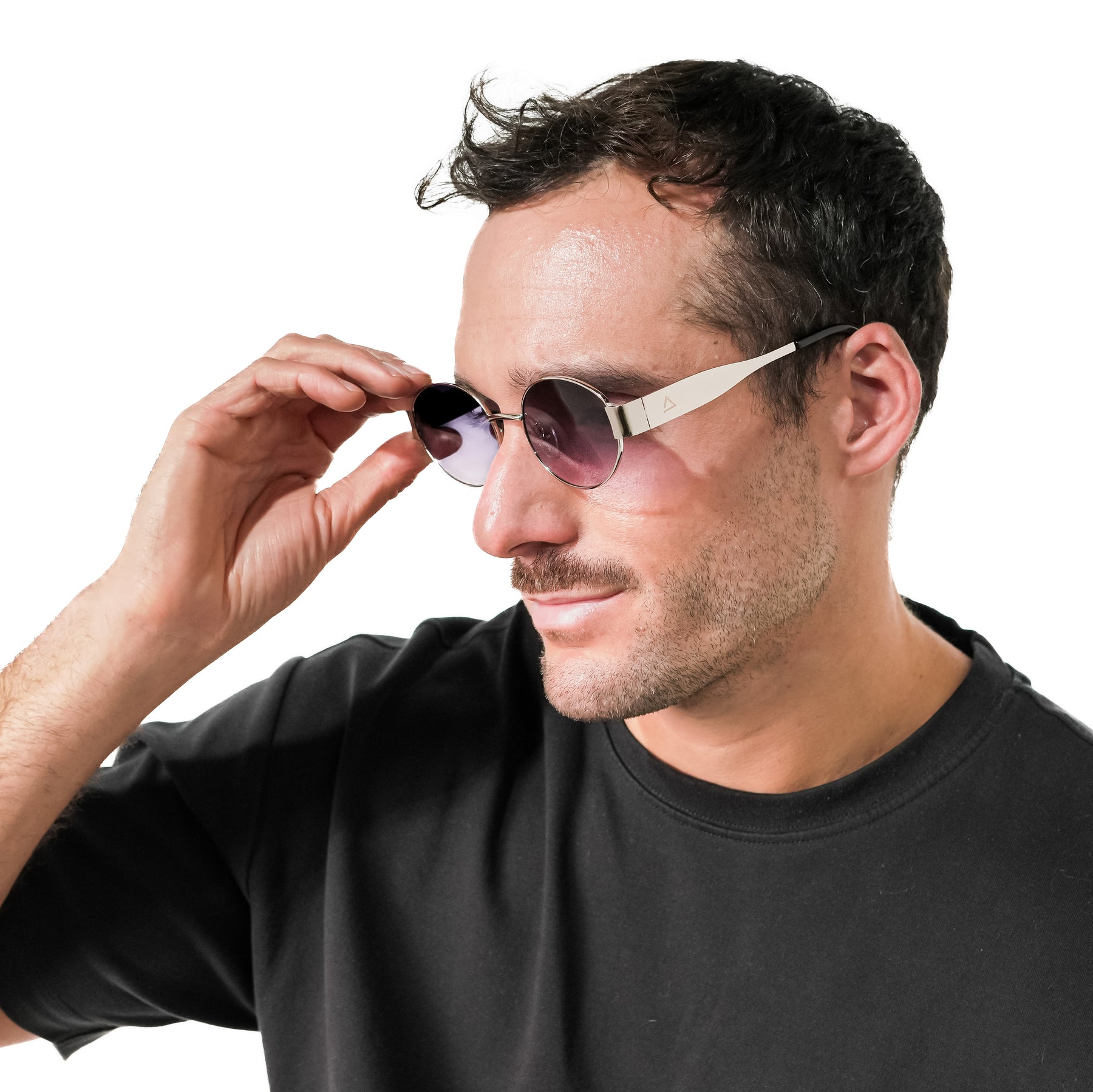 Lente de sol plateado Armonia / Morado UV400 X FIRE