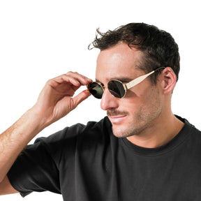 Lente de sol dorado Armonia / Verde UV400 X FIRE