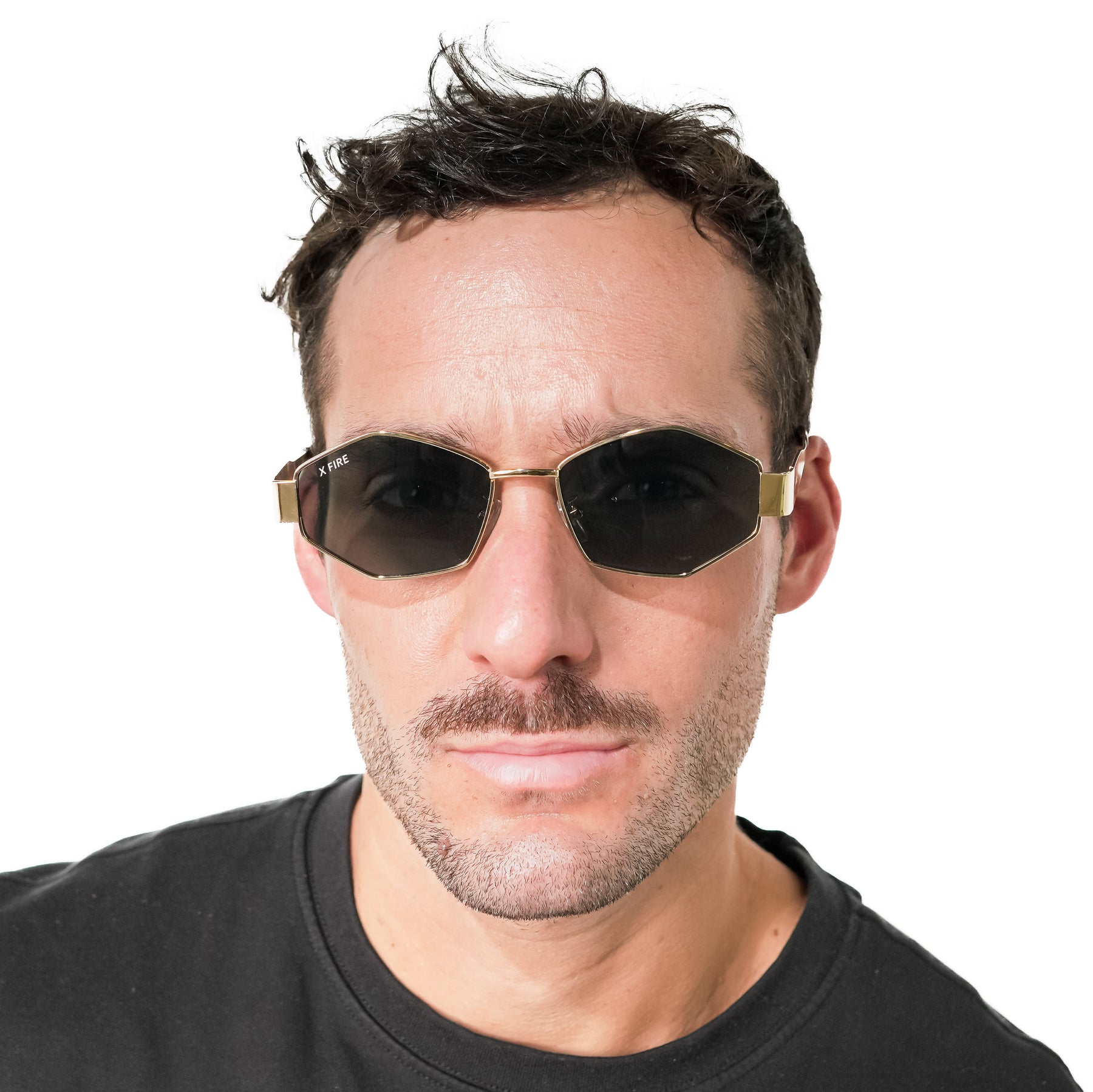 Lente de sol Dorado Irala / Negro UV400 X FIRE